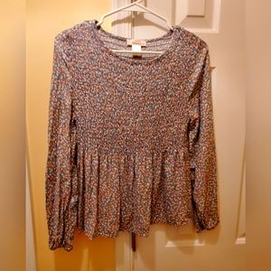 Pretty Spring Flowery Blouse